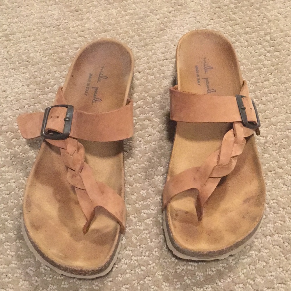Tan “birk” like sandals